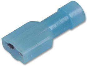 STFDFNY2-250, Nylon Disconnector Crimp Terminal Blue 16A Female, 100 Pack