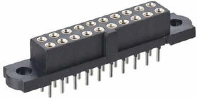 M80-4602005, Power to the Board 10+10 POS FEM +J/S LG BORE GOLD