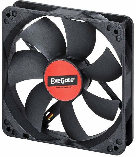 EX12025H3P, Вентилятор 120x120x25 мм, гидродинамический, 3pin, 1200RPM, 27dBA EX12025H3P, Вентилятор 120x120x25 мм, гидродинамический, 3pin, 1200RPM, 27dBA