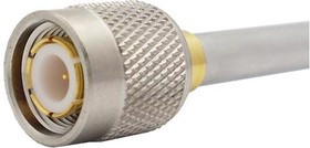122484, RF Connectors / Coaxial Connectors TNC STRAIGHT SOLDER PLUG .250 SEMI RIGID