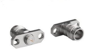 RFSMAA2JEGACDD, jack Flange Mount Circular Coaxial Connector, Jack Screw Termination, Straight Body