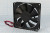 Вентилятор 80x80x20, напряжение 12В, ток 0,15А, выводы 2L, подшипник скольжения, KF0820H1H-R JAMI