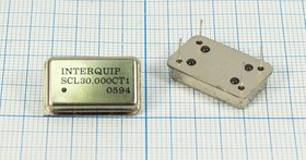 Кварцевый генератор 30000, FULL, 3,3В, SCL30.000CT1, T/CM