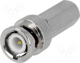 BNC-001, Вилка, BNC, "папа", прямой, BT2003, PSF1/8M, RG304, RG6, URM68, 6,5мм