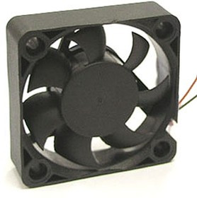 RQD 5015MS 12VDC, (50*50*15 12V), Вентилятор 12В 50x50х15мм, 5700 об/мин., 27м3/час, 34дБ, подшипник скольжения, тип вывода - провод