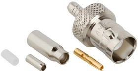 031-317, Conn BNC 0Hz to 4GHz 50Ohm Crimp ST Cable Mount RCP Gold 031-317, Conn BNC 0Hz to 4GHz 50Ohm Crimp ST Cable Mount RCP Gold