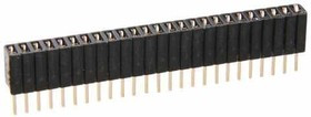 M52-5000345, Headers &amp; Wire Housings Vert Socket, 4.6mm SIL,3P,Sngle Rw,Gold