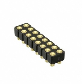 419-10-216-30-007000, Pin &amp; Socket Connectors .100" 16P2R SPRG,SMT MATE W/.042" PLNGR