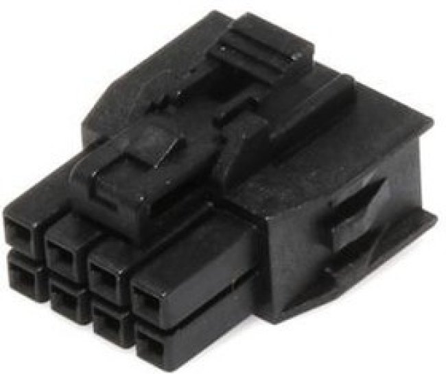105308-1208, Headers &amp; Wire Housings NanoFit TPA Recp Hsg Dual Row 8Ckt Blk