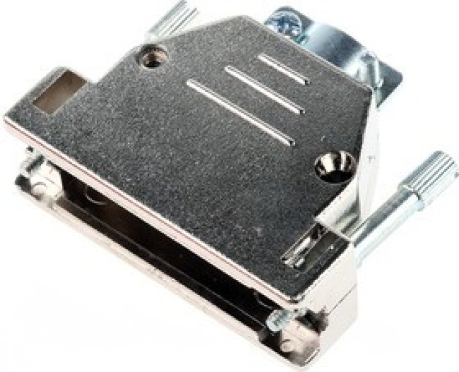 2801-0106-03, MHED Series ABS D Sub Backshell, 25 Way, Strain Relief