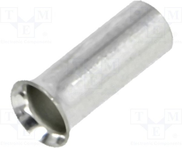 BM 01506, Наконечник: втулка, неизолированный, медь, 2,5мм2, 7мм, луженые