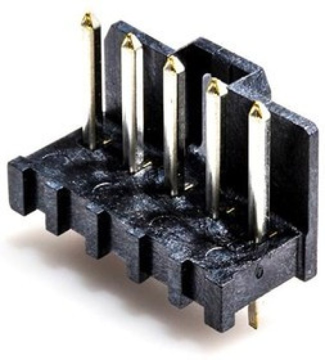 207478-0005, Power to the Board KK Plus 396 HDR VRT UNSHRD 5CKT WO/PG Sn 207478-0005, Power to the Board KK Plus 396 HDR VRT UNSHRD 5CKT WO/PG Sn