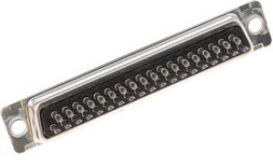 121073-2308 D, ORIGINAL D 37 Way Panel Mount D-sub Connector Socket 121073-2308 D, ORIGINAL D 37 Way Panel Mount D-sub Connector Socket