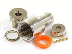 HYR-1221-S (GSB-1221), Разъем SMB, штекер, RG-174/U, зажим (Clamp)