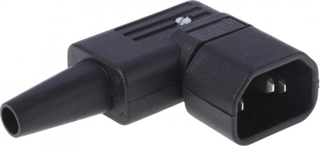 4733.0000, Разъем: питания AC, вилка, "папа", 10А, 250ВAC, IEC 60320, C14 (E)