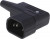 4733.0000, Разъем: питания AC, вилка, "папа", 10А, 250ВAC, IEC 60320, C14 (E)