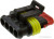 282088-1, Корпус разъема Superseal 1.5, розетка, 4PIN