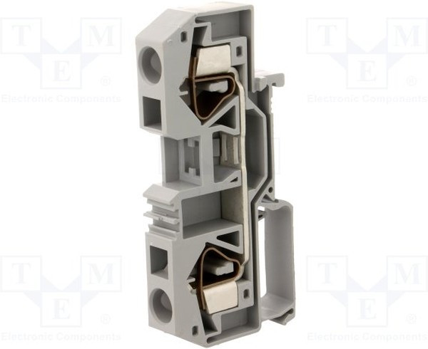 283-901, Соединитель: на рейку, 283, 0,2-16мм2, Кол-во полюс: 1, клеммы: 2