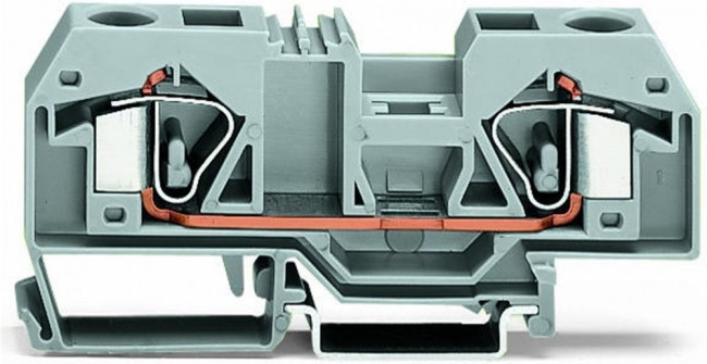 283-901, Соединитель: на рейку, 283, 0,2-16мм2, Кол-во полюс: 1, клеммы: 2