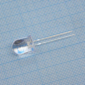 FYL-10014UWC1A, Светодиод 10мм/белый/12000мкд/ прозрачный/20°