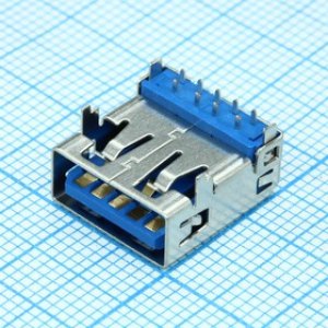 483930003, Разъем USB, Тип USB 3.0, розетка угловая 483930003, Разъем USB, Тип USB 3.0, розетка угловая