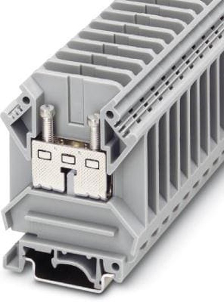 0704076, UHSK/S 2000 Series Grey Feed Through Terminal Block, 0.5 10mm², 1-Level, Screw Termination