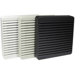 XPFA120CG, Решетка, с фильтром, 120x120мм, Мат-л пластмасса, Монтаж болт