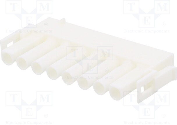 926301-3, Conn Housing PL 8 POS 6.35mm Crimp ST Cable Mount Natural Bag