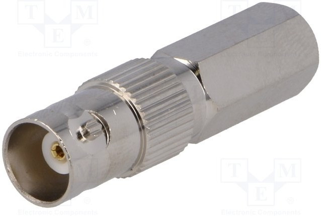 BNC-004, Вилка, BNC, "мама", прямой, накрутка (twist-on), на провод