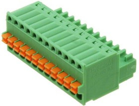 1923432, Pluggable Terminal Blocks 12 Pos 2.5mm pitch Plug 26-20AWG Spring