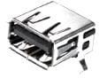292303-8, USB Connectors USB A R/A RCPT ASSY THRU HOLE LEAD FREE