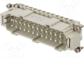 CHO 24 L, Корпус для разъемов HDC, размер 104.27, Фиксация с защелкой