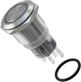 PV4F2B0SS-331, Pushbutton Switches Illuminated, Sealed Anti-vandal switch