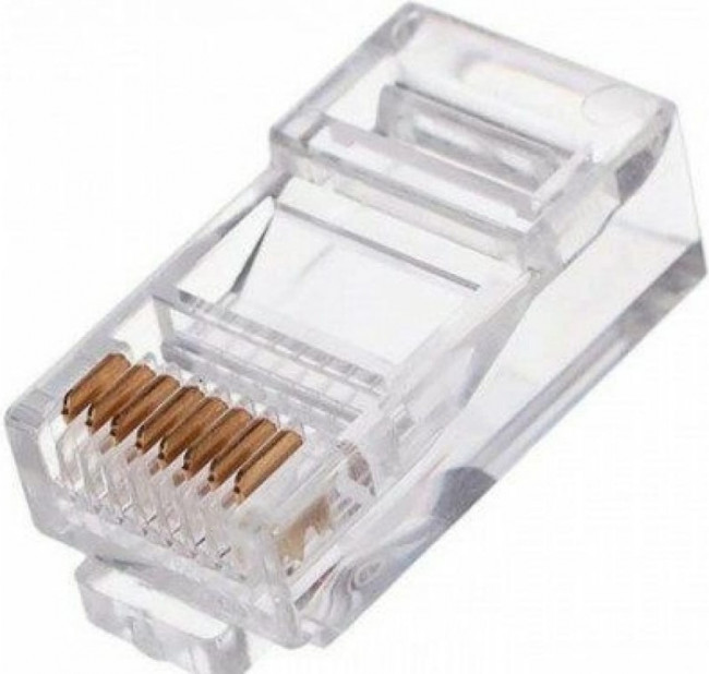 Вилка Cablexpert RJ-45 (8P8C) LC-8P8C-001 (3-fork) кат.5e, (100 шт) Вилка Cablexpert RJ-45 (8P8C) LC-8P8C-001 (3-fork) кат.5e, (100 шт)