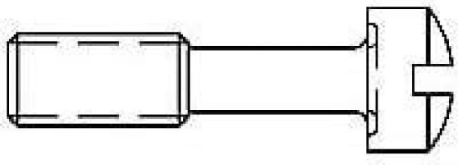 5206052-3, D SUB SADDLE SCREW, #4-40