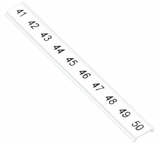 0808671:0041, ZBF 5 LGS Marker Strip for use with Terminal Blocks