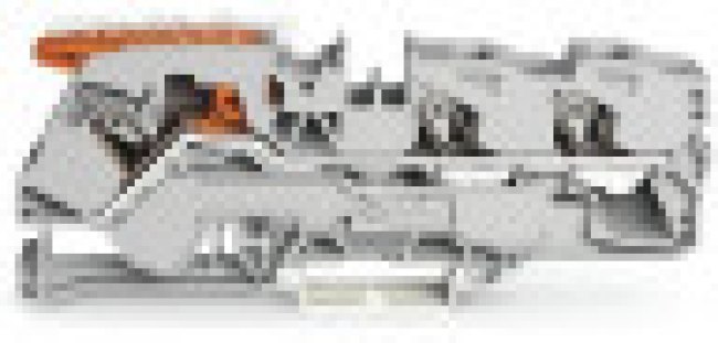 2116-5301, Клеммная колодка на DIN рейку, Through, 3 вывод(-ов), 20 AWG, 6 AWG, 16 мм², Зажим, 76 А