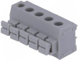 DG235-5.0-05P-11-00A(H), Нажимной безвинтовой клеммный блок на 5 контактов. Зажим типа торцевой контакт. Серия DG235-5.0 DG235-5.0-05P-11-00A(H), Нажимной безвинтовой клеммный блок на 5 контактов. Зажим типа торцевой контакт. Серия DG235-5.0