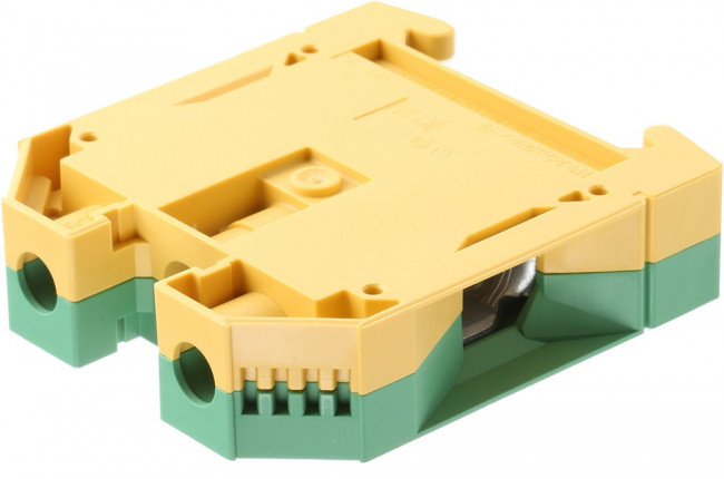 1010500000, 2-Way WPE 35 Earth Terminal Block, 35mm², 12 2 AWG Wire, Screw Down, Wemid Housing, ATEX
