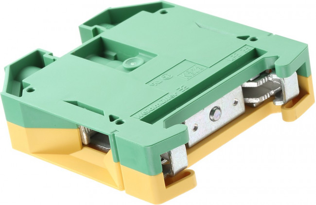 1010500000, 2-Way WPE 35 Earth Terminal Block, 35mm², 12 2 AWG Wire, Screw Down, Wemid Housing, ATEX