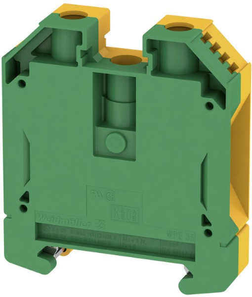 1010500000, 2-Way WPE 35 Earth Terminal Block, 35mm², 12 2 AWG Wire, Screw Down, Wemid Housing, ATEX