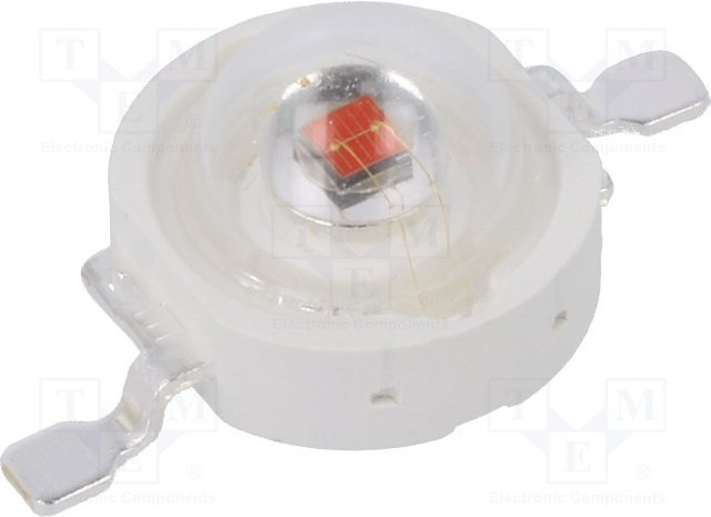 PM2E-1LAE, Power LED; amber; 130°; 350mA; 587?597nm; Pmax: 1W; 51.7?58.9lm