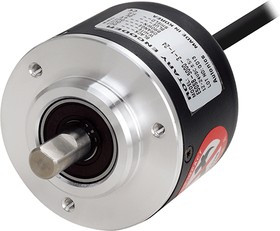 E50S8-2500-3-T-24 DC12-24V Инкрементальный энкодер с диаметром корпуса 50 мм, вал 8 мм, 2500 имп./об