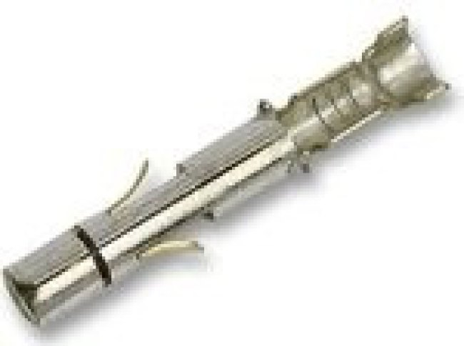926895-1, Контакт-гнездо 2.5мм для разъема Universal MATE-N-LOK, провод 0.2-0.8мм² (Brass)