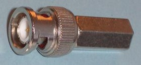 MC002846, Разъем РЧ / Коаксиальный, BNC Коаксиальный, Прямой Штекер, Поворотный, 75 Ом, RG59/U, Медь