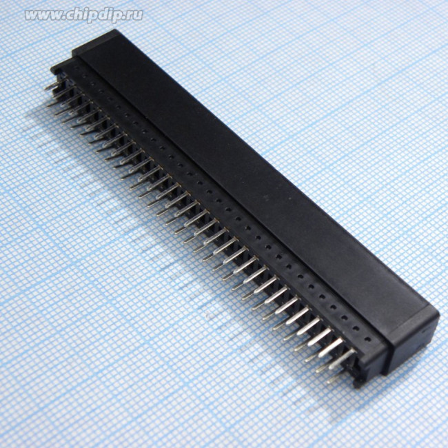 SL-62 (KLS1-603-C-62-S), Слот 62 контактов на плату, прямой