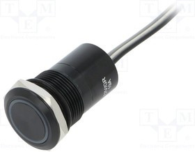 BG-MC19LOBGR, Переключатель: емкостный, Пол: 2, SPST-NO, 0,01A/12ВDC, IP68, 20мОм