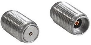 RF292AJA, Straight Flange Mount, Circular Coaxial Connector , Male/Female
