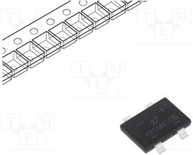 YBSM4006-YAN, Однофазный выпрямительный мост, Urmax 600В, If 4А, Ifsm 120А