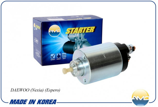 AMD.EL341, Реле втягивающее Daewoo Nexia, Matiz (Delphi); Chevrolet Lanos, Chance AMD